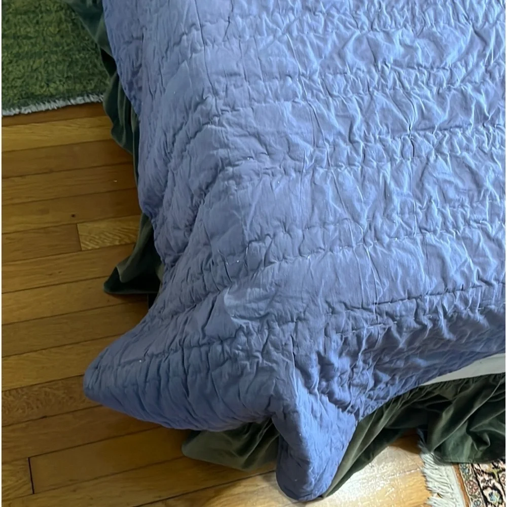 New Anthropologie Paulette Chenille Quilt Queen plus 2 shams